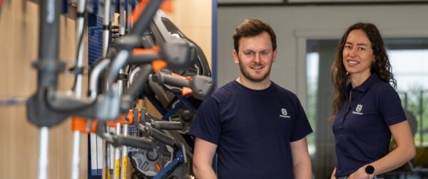 De zaakvoerders van Kempense Tuinmachines